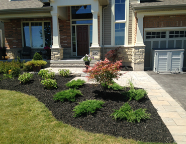 front entrance landscaping dunnville niagara hamilton burlington st anns